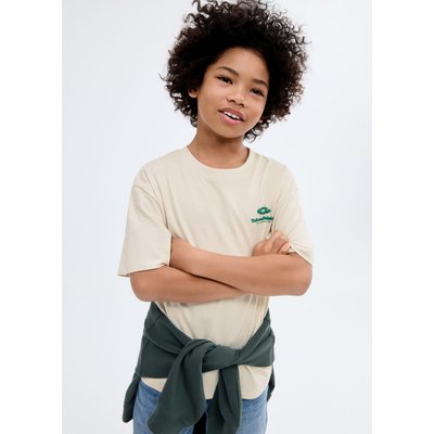 T-shirt imprimé lettres en relief MANGO KIDS