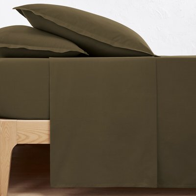 Drap plat uni en percale de coton bio Scenario LA REDOUTE INTERIEURS