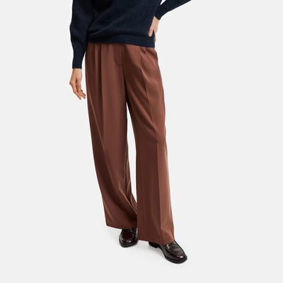 Pleat Front Wide Leg Trousers LA REDOUTE COLLECTIONS