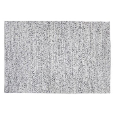 Tapis 100% laine gris argent 240 x 170 cm Woven ZAGO