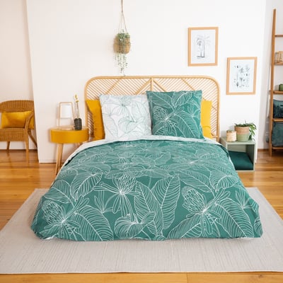 Parure housse de couette en coton imprimée, Tilda C DESIGN HOME TEXTILE