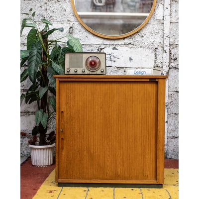 Armoire de rangements en bois Magda N°735 - Bon état DEBONGOUT