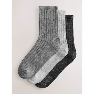 Socquettes contenant de la laine, 3 paires NEXT