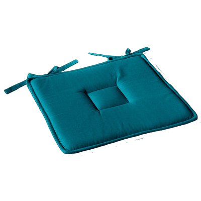 Galette de chaise uni effet Bachette - 40 x 40 cm TOILINUX