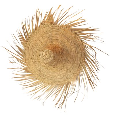 Chapeau de paille naturelle XXL -  LOJI HOME MAISON