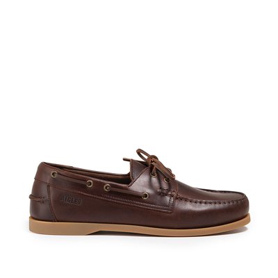 Chaussures bateau en cuir NUBIL LTR AIGLE