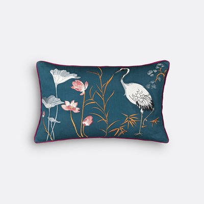 Housse de coussin brodée, Grue LA REDOUTE INTERIEURS