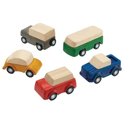 Set de 5 petits véhicules PLAN TOYS