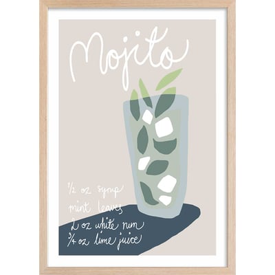 Affiche  pause mojito HEXOA