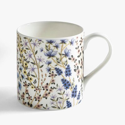Hattie Bone China Mug in White MM LIVING