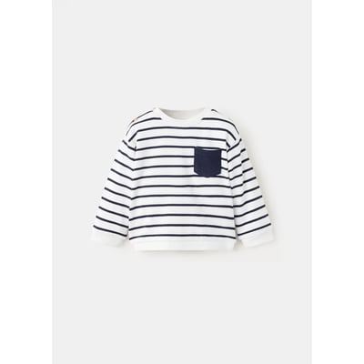Sweat-shirt coton rayures MANGO BABY