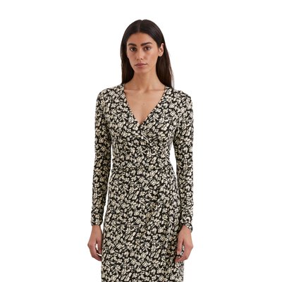 Robe en jersey slim style cache-cœur en qualité de viscose stretch MARC O'POLO