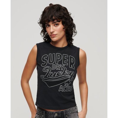 Débardeur slim fantaisie Retro SUPERDRY
