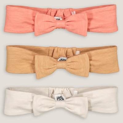 Pack of 3 Plain Headbands in Cotton LA REDOUTE COLLECTIONS