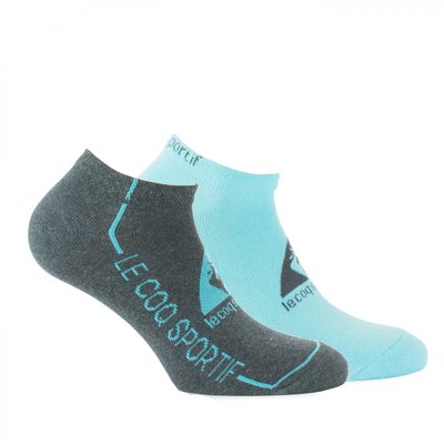 Lot de 2 paires d'invisibles en coton coloré KINDY