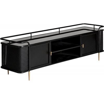 Meuble TV en fer et verre, Fussen RECOLLECTION
