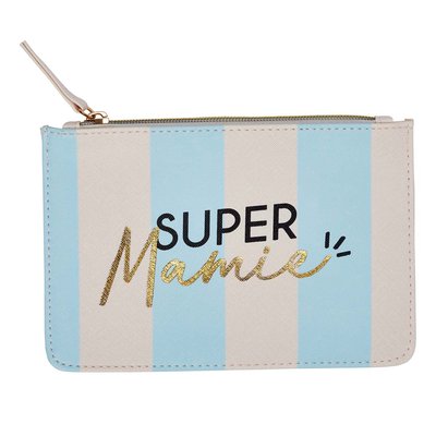 Pochette avec fermeture éclair SUPER MAMIE DRAEGER PARIS