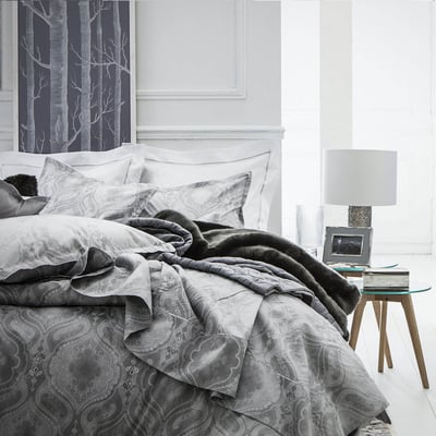 Housse de couette imprimée en satin de coton, NAMASTE ALEXANDRE TURPAULT
