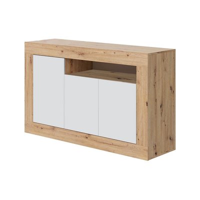 Buffet 3 portes et un compartiment de rangement L139 cm - Baltik CALICOSY