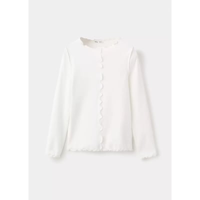 T-shirt coutures ondulées MANGO KIDS