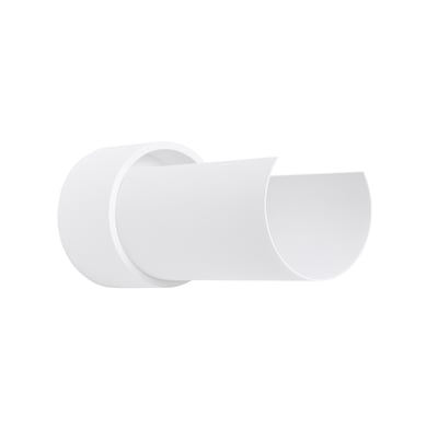 Applique Acier Blanc E27 1 Flash EDEN