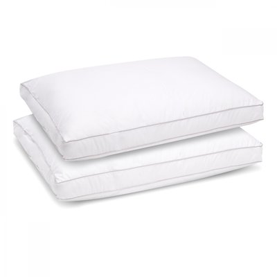 Lot de 2 oreillers SENSATION DUVET Premium BLEU CALIN