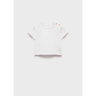 T-shirt coton boutons MANGO BABY
