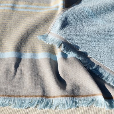 Fouta Azura - Double face 100% coton 300g/m² TRADITION DES VOSGES