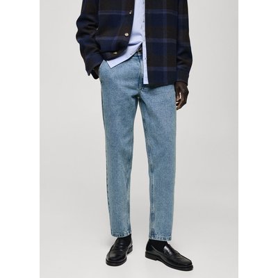 Jean effet usé straight-fit MANGO MAN
