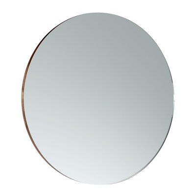 Miroir mural rond noyer ANGEL CERDA