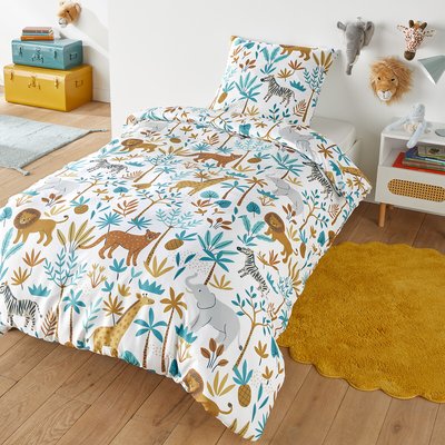 Parure de lit microfibre recyclée, taie carrée SO'HOME