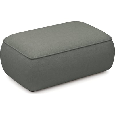 Pouf rectangulaire arrondi en velours OVO RECOLLECTION