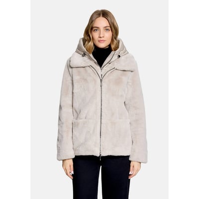 Veste en peluche avec partie veste sans manches amovible AMBER & JUNE