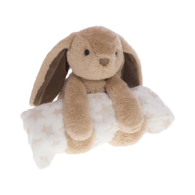 Doudou Lapin et son plaitoilé 90x75cm AMADEUS LES PETITS
