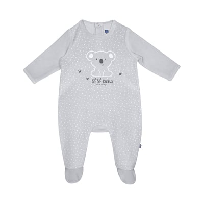 Dors bien sammuel velours rase pont dos bebe SUCRE D'ORGE