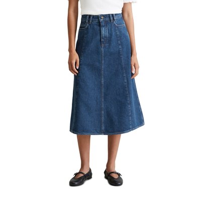 Jupe en jean midi en pur coton MARC O’POLO DENIM