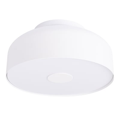 Plafonnier Acier Blanc E27 4 Omiq EDEN