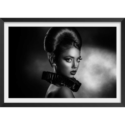 Affiche photo Lady anita en collerette HEXOA