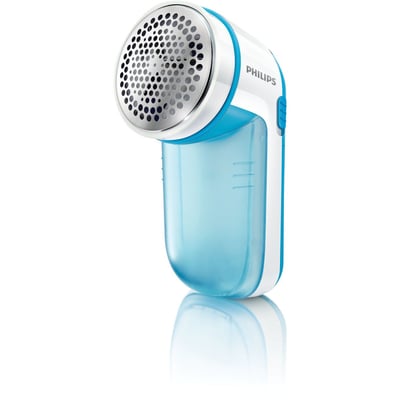Rasoir Anti-bouloches GC026/00 rase bouloche à 3 lames, 2 piles AA, Bleu/Blanc PHILIPS