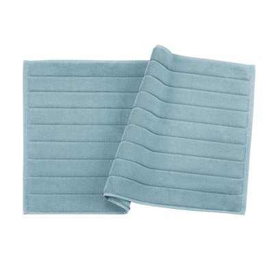 Tapis de bain 100% Coton BIO, DOUCEUR NATURE BLANC CERISE