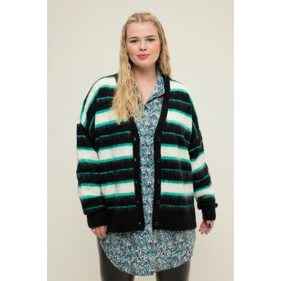 Cardigan, oversized, rayures, col V STUDIO UNTOLD