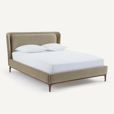 Cama de 2 plazas en terciopelo, Jabote AM.PM