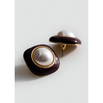 Boucles d'oreilles perles combinées MANGO