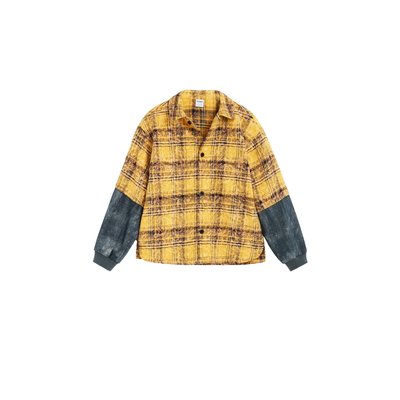Chemise à carreaux manches contrastées DESIGUAL