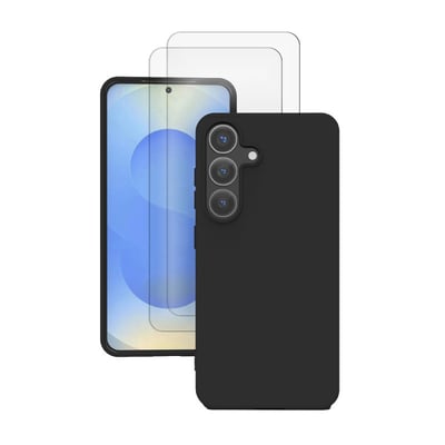 Coque Galaxy S25 antichoc + 2 vitres EVETANE