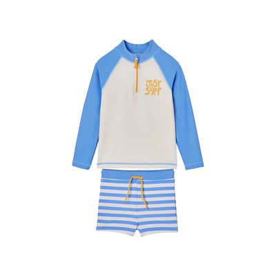 Ensemble de bain T-shirt anti-UV + shorty VERTBAUDET