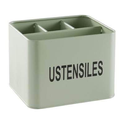Pot à couverts 4 compartiments métal KITCHEN UTILITY