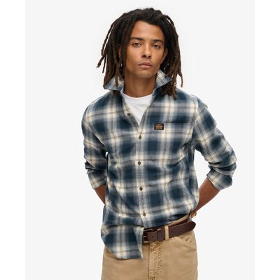 Chemise de bûcheron en coton à manches longues SUPERDRY