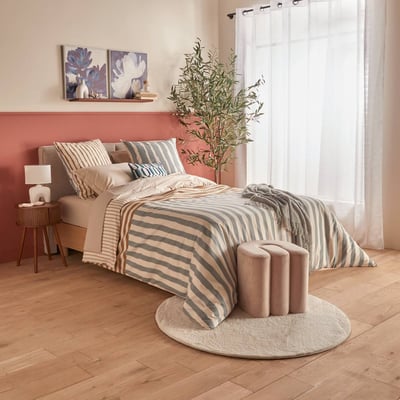 Parure de lit double en coton MIALU ATMOSPHERA