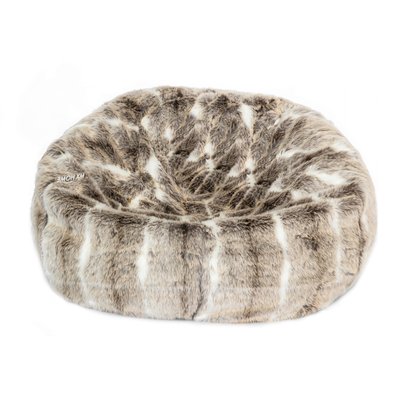 Pouf imitation fourrure MX HOME